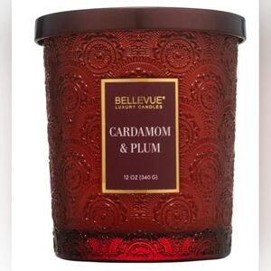 Cardamom & Plum Red Candle